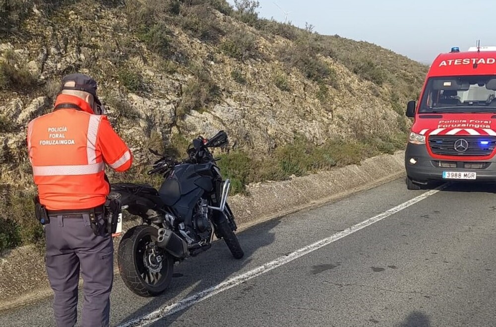 Imagen del accidente en Peralta