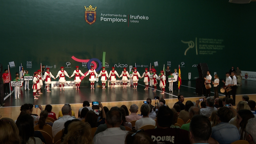 Inauguración del mundial de Pelota