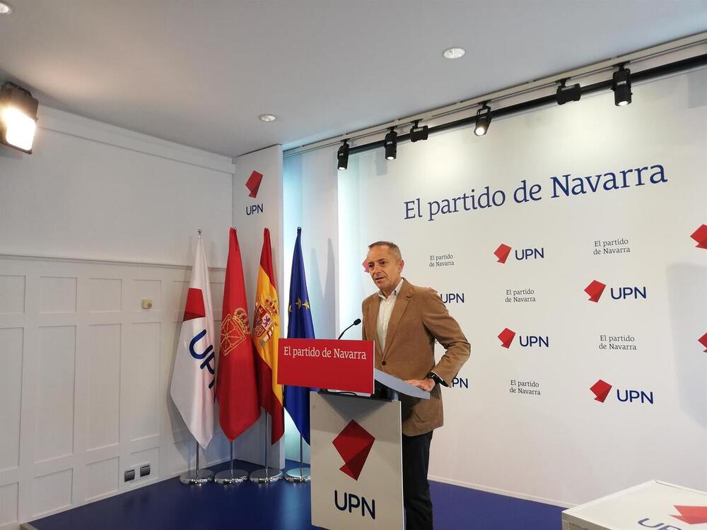 El parlamentario de UPN Juan Luis Sánchez de Muniáin