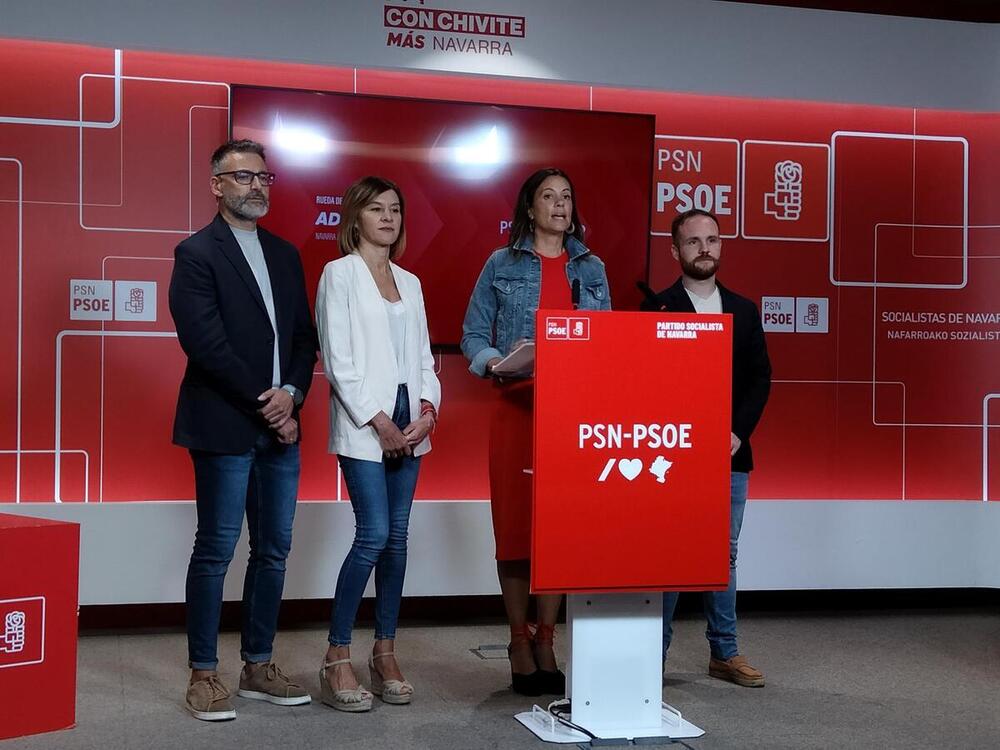 Concejales socialistas en el Ayuntamiento de Pamplona