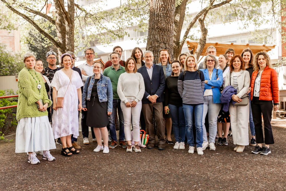 Félix Taberna y Luis Campos, en una de las reuniones mantenidas en Finlandia