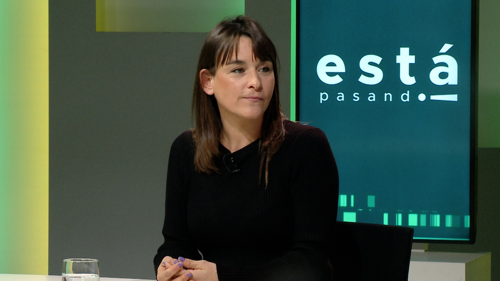 Begoña Alfaro en el programa 'Está pasando'