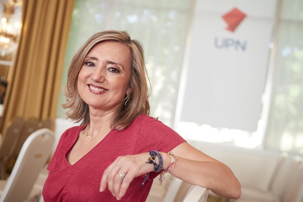 La presidenta de UPN, Cristina Ibarrola