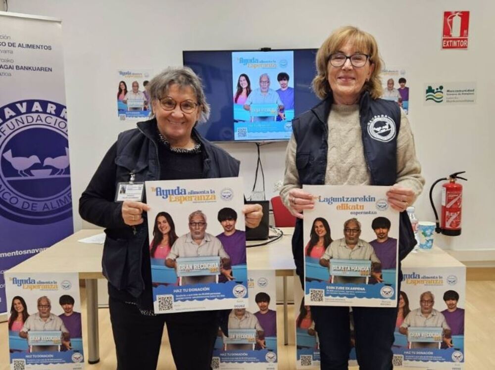 Imagen de la presentación de 'La Gran Recogida de Alimentos' de 2024