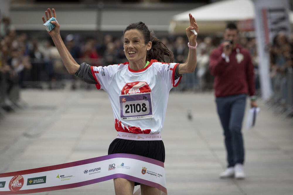 Ander Barrio y Amaia Melero ganan la IX Media San Fermín