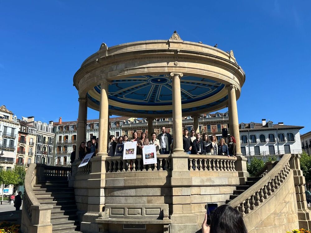 Presentación de la nueva campaña del Gobierno foral: 'En Navarra... Disfruta, comparte y respeta'