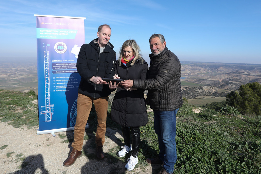 Navarra dispondrá de un nuevo centro de telecomunicaciones en las Bardenas