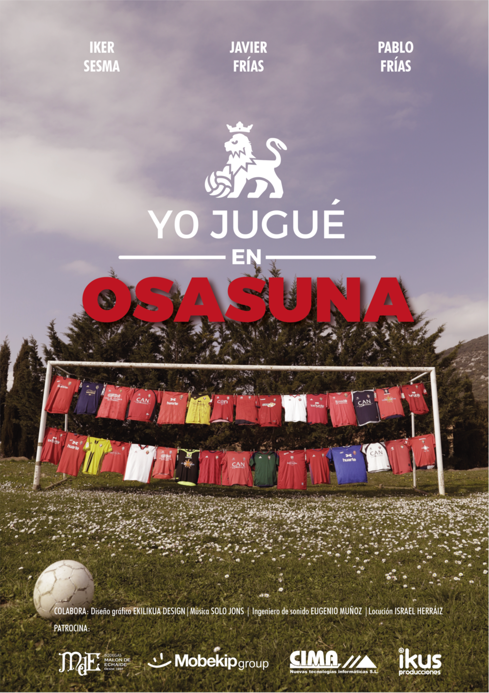 Portada del documental 'Yo jugué en Osasuna'