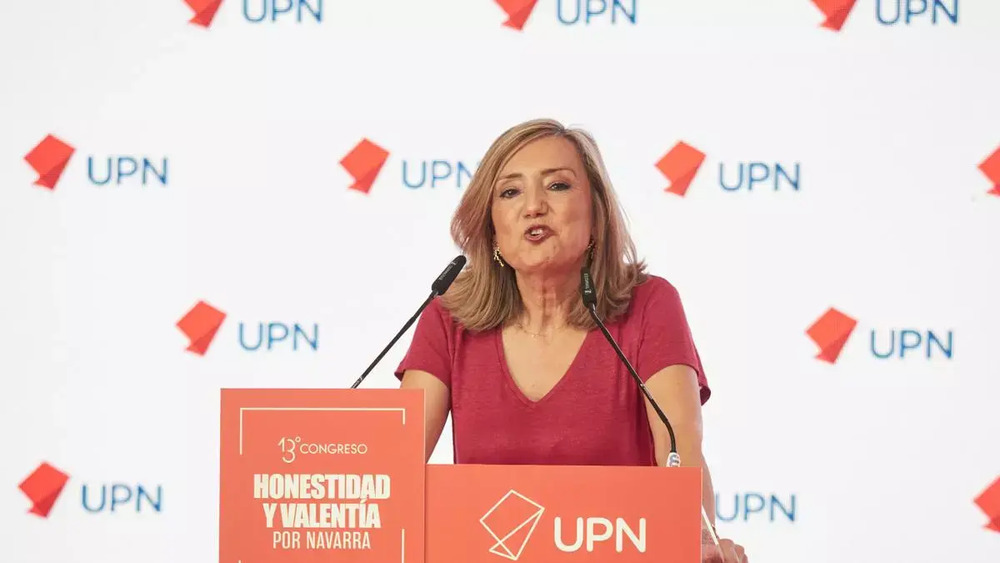 Archivo: La portavoz de UPN en el Ayuntamiento de Pamplona, Cristina Ibarrola