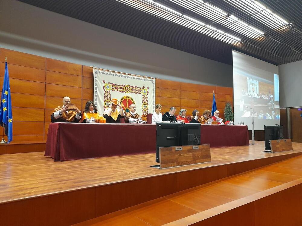 Imagen de la apertura del curso académico 2024-2025 de la Universidad Pública de Navarra