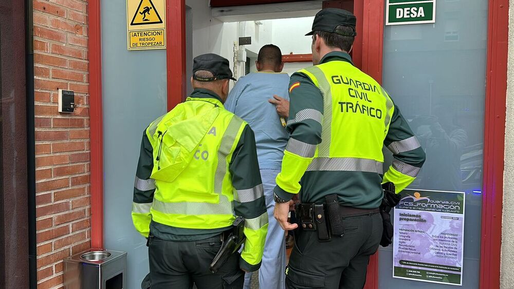 El conductor detenido por Guardia Civil