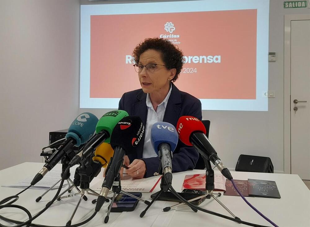 La directora de Cáritas Diocesana de Pamplona-Tudela, Maite Quintana 