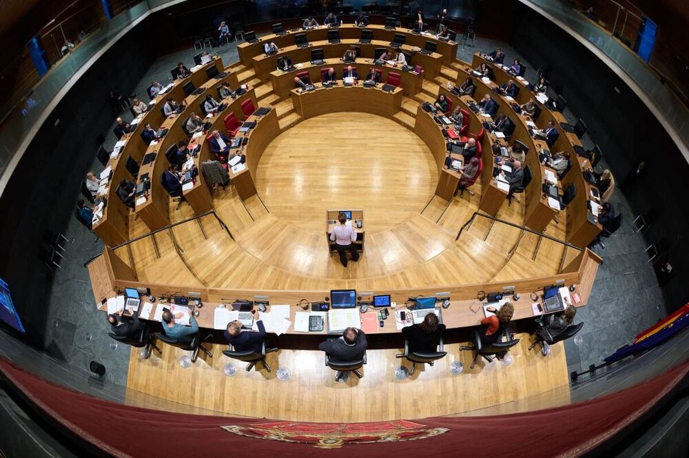 Imagen desde arriba del Debate sobre el Estado de la Comunidad