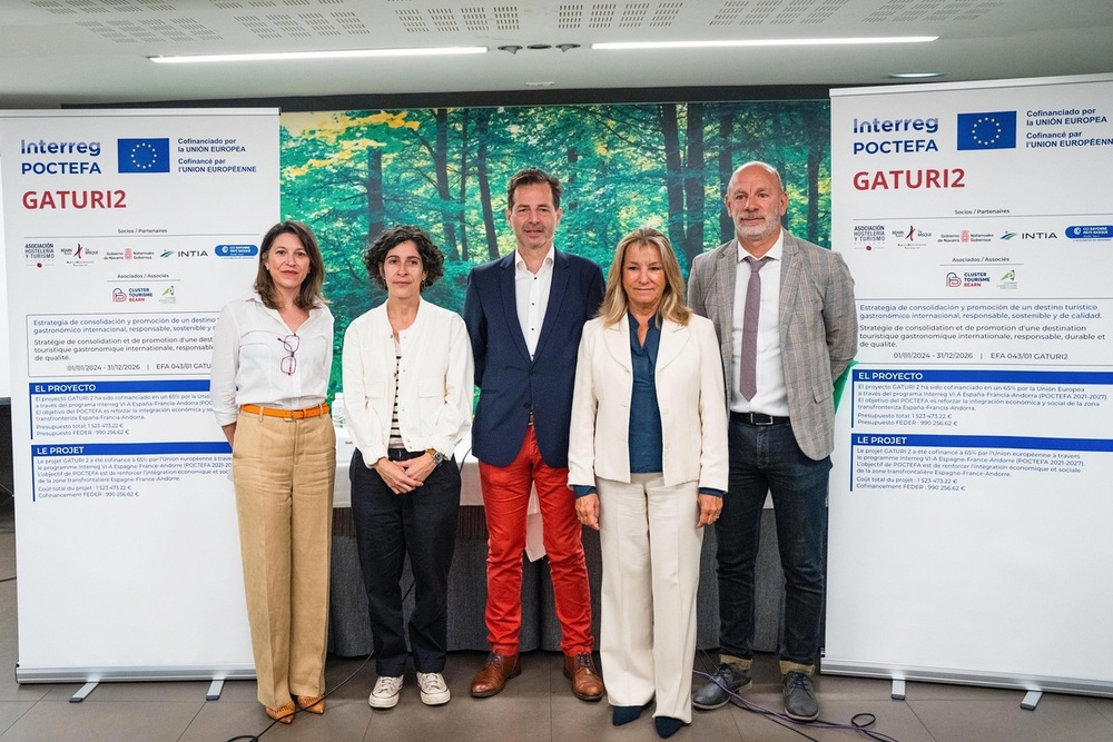 Entidades asociadas - Presentado el proyecto europeo GATURI2 entre Navarra, Pays Basque y Béarn