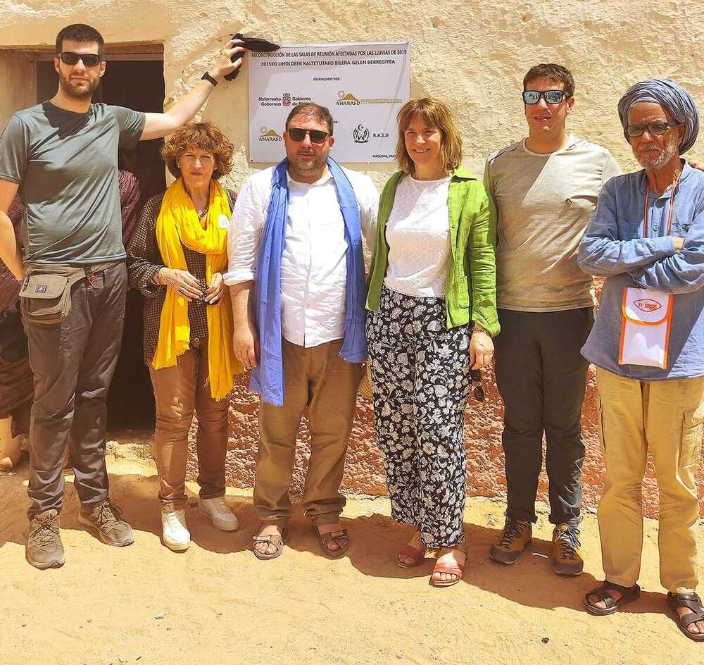 Finaliza la visita de la delegación institucional navarra a los campos de refugiados saharauis