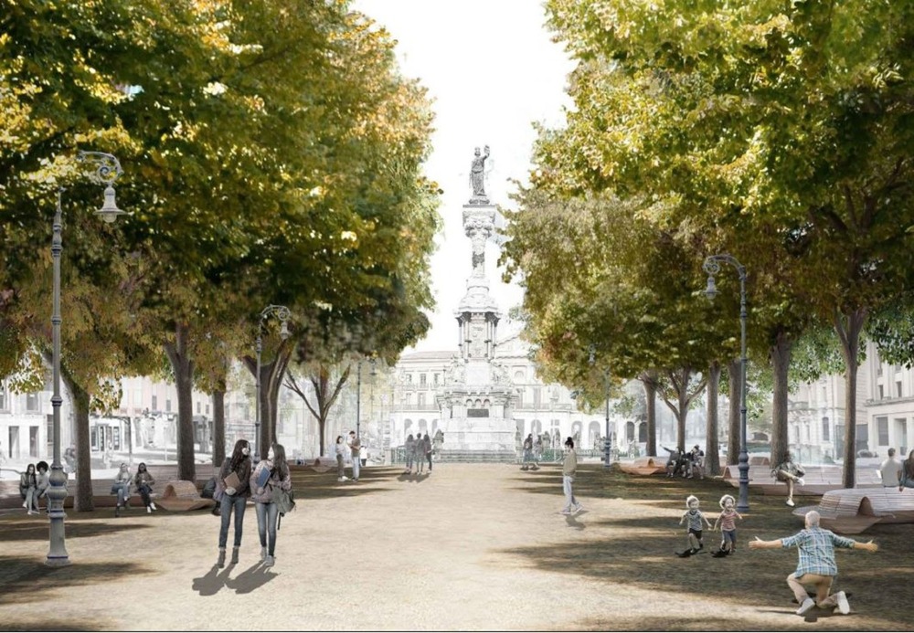 Así quedará definitivamente el nuevo Paseo de Sarasate