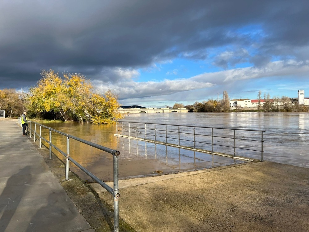 El río Ebro a su paso por Tudela