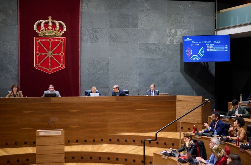 Imagen del pleno de ayer de la aprobación de los Presupuestos