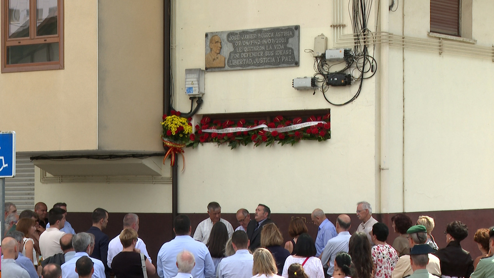 Homenaje a José Javier Múgica, asesinado por ETA hace 23 años