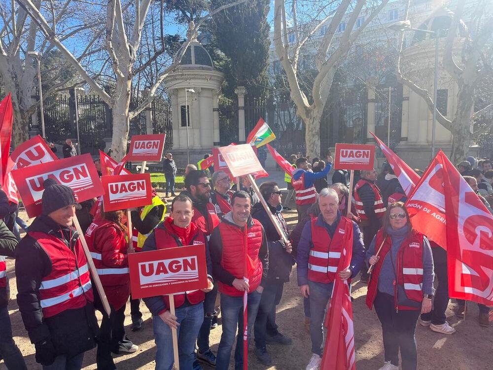 Los agricultores navarros llevan su hartazgo a Madrid