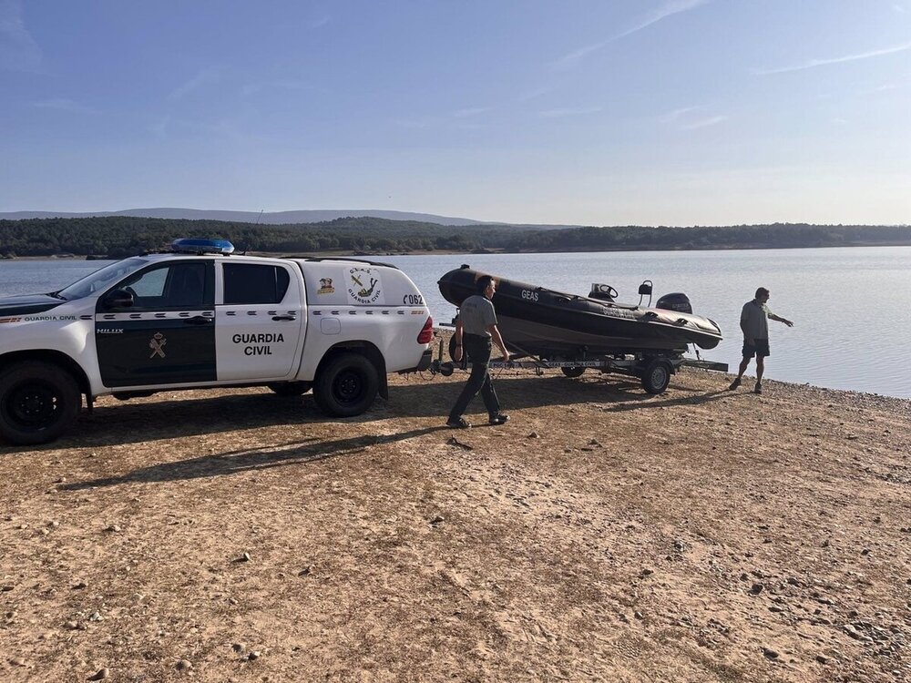 Se complica la búsqueda del tudelano en el pantano de Soria