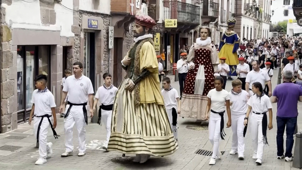 Foto de fiestas en San Adrián, Puente la Reina y Elizondo