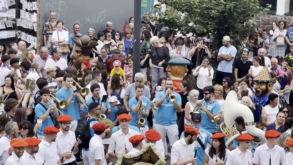 Foto de fiestas en San Adrián, Puente la Reina y Elizondo