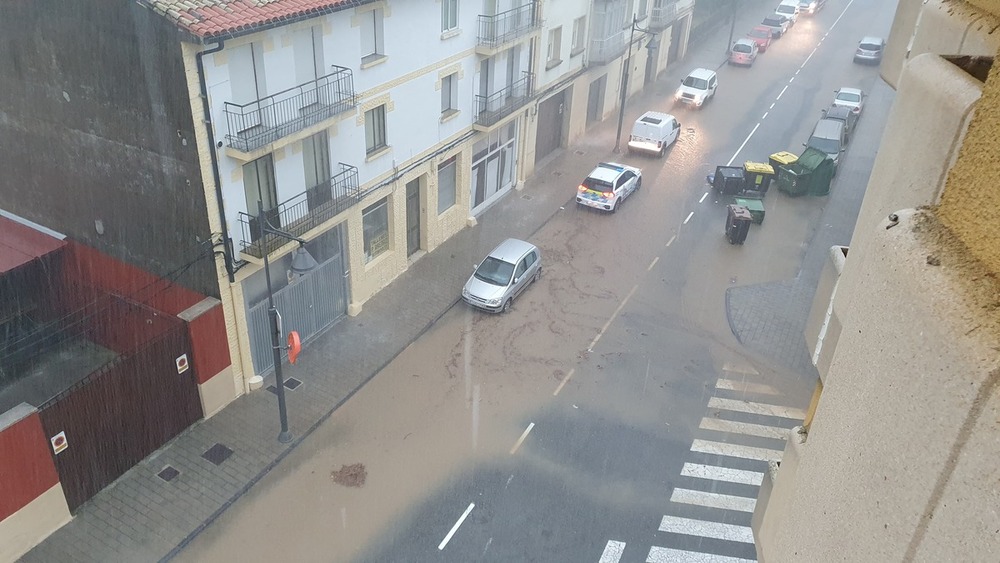 Las tormentas hacen presencia en Navarra