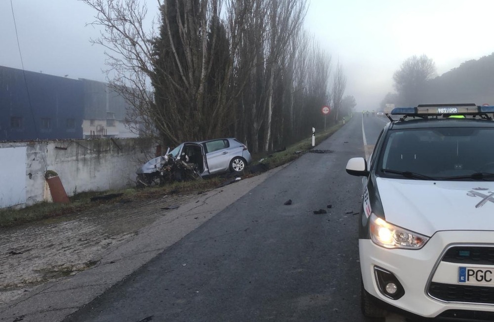 Imagen del accidente en Añézcar