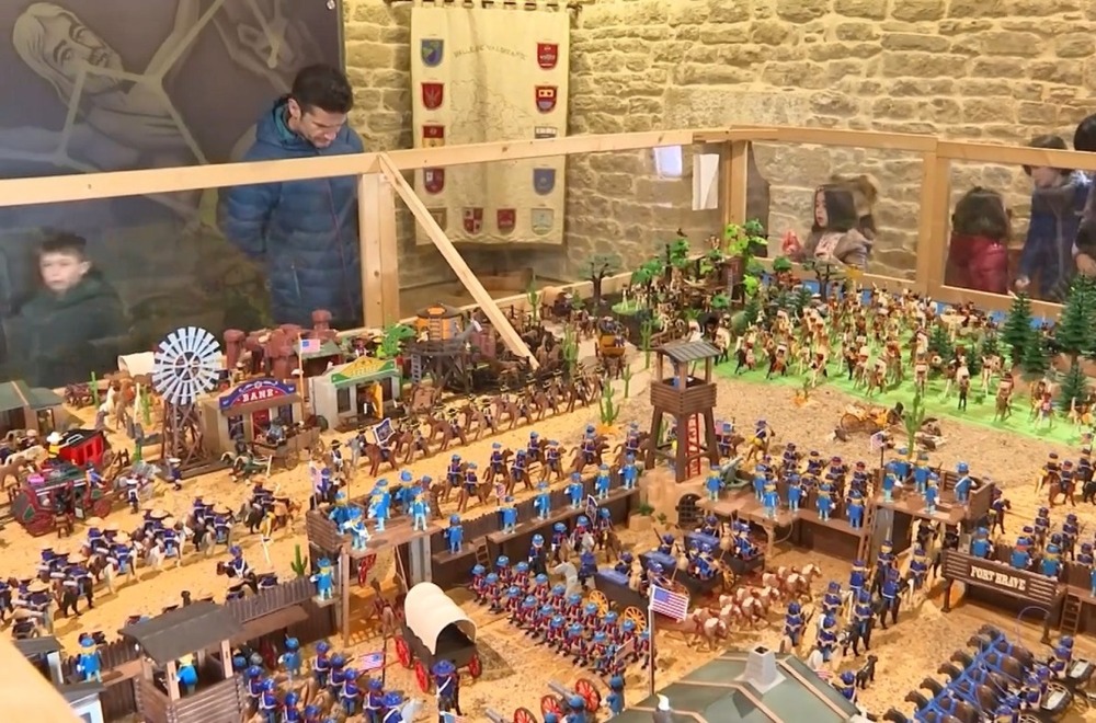 El mundo Playmobil se instala en Olcoz