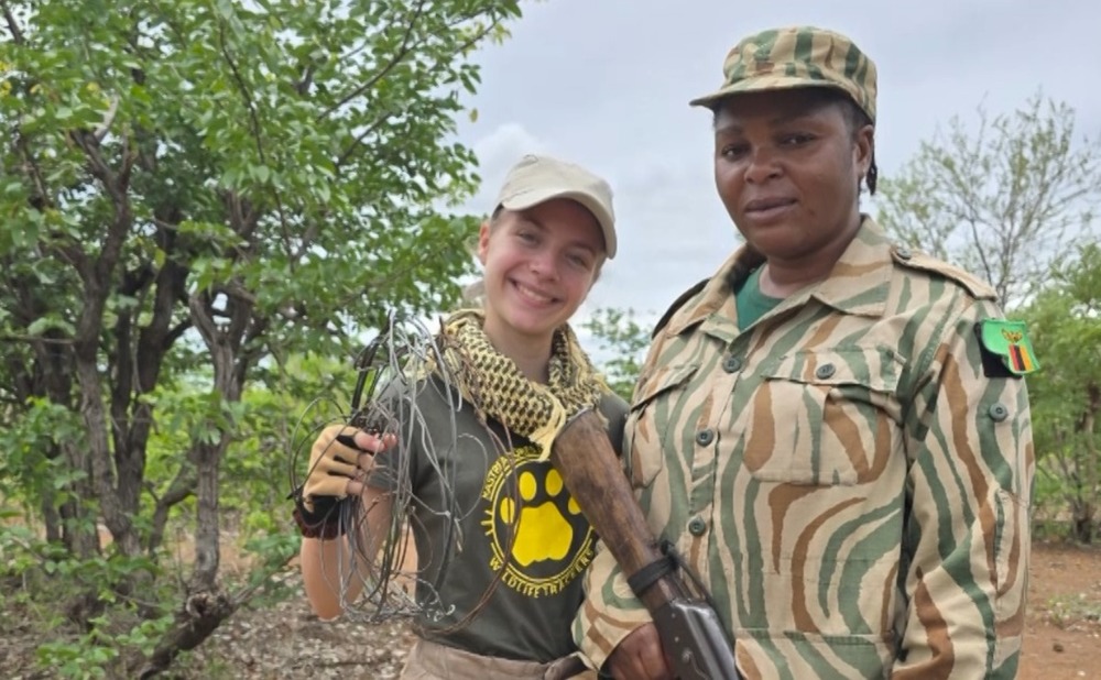 Una navarra lucha contra la caza furtiva en Zambia