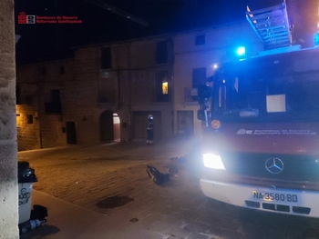 Sofocado un incendio sin heridos en una vivienda en Tafalla