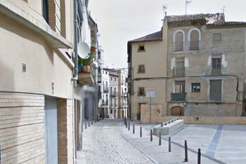 Salta desde el balcón al ser pillado robando en Tudela