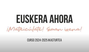 Euskarabidea lanza una campaña para aprender euskera