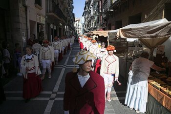 Pamplona se engalana por el 601 Privilegio de la Unión