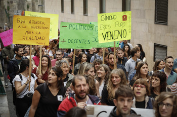 El profesorado se abre a la negociación con el Gobierno