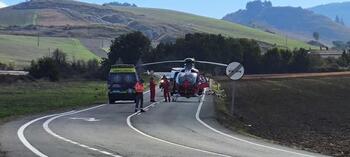 Fallece un ciclista en Larraya