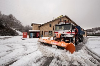 Activado el aviso rojo por nieve en el Pirineo navarro