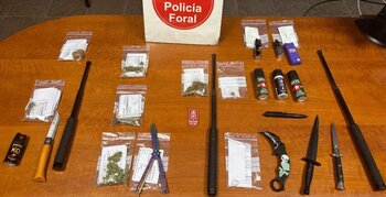 Intervenidas varias armas y drogas en Bera