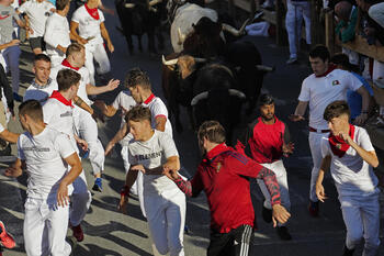 El primer encierro de Tafalla deja 10 personas atendidas