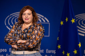 La eurodiputada Sancho pide a Europa apoyo en la transición