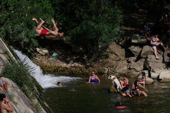 El calor da un cierto respiro