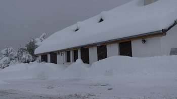 Aviso amarillo por nieve en el Pirineo navarro