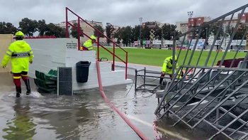 La DANA obliga a aplazar el partido de Copa de Osasuna