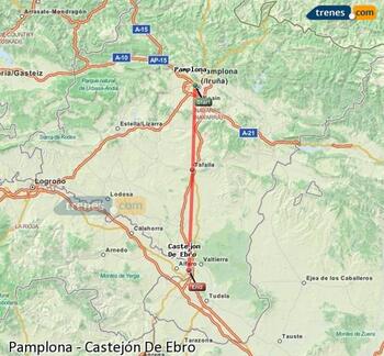 Se restablece la circulación ferroviaria Pamplona-Castejón