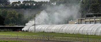 Olor a humo por la quema de rastrojos en la Magdalena