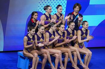 Bronce para España en la rutina de natación artística