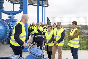 El agua de Itoiz llega ya a Cárcar y Andosilla