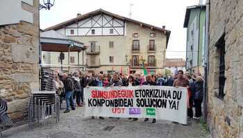 Sunsundegui pide en las calles un plan industrial de futuro