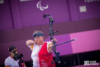 La tiradora con arco Carmen Rubio, Medalla de Oro de Navarra